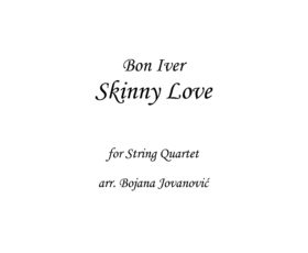 Skinny Love Bon Iver Sheet music