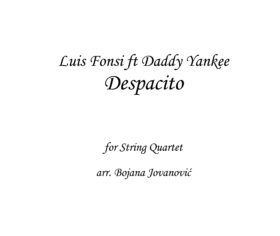 Despacito Luis Fonsi Sheet music