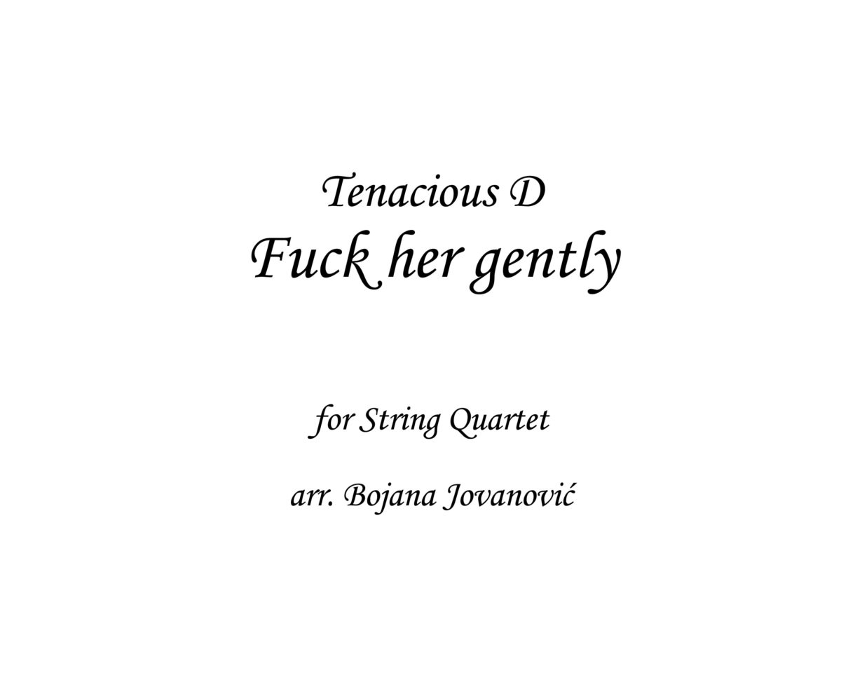 Fuck her gently Tenacious D Sheet music