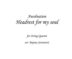 Headrest for my soul Awolnation Sheet music
