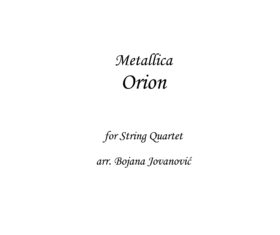 Orion Metallica Sheet music