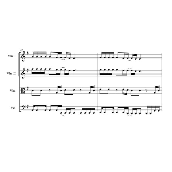 David Guetta Dangerous - Sheet Music for String quartet - Violin Sheet Music - Viola Sheet Music - Cello Sheet Music