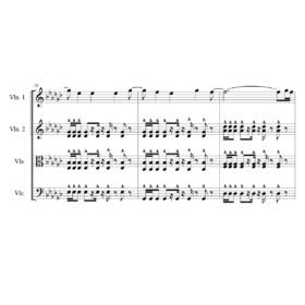 Linkin Park In the End Sheet Music for String Quartet - Violin Sheet Music - Viola Sheet Music - Cello Sheet Music