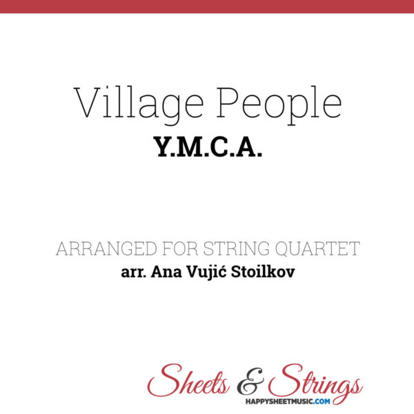 Village People - Y.M.C.A. Sheet Music for String Quartet