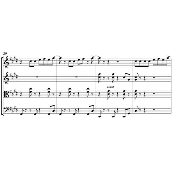 Portugal. The Man - Feel it Still Sheet Music for String Quartet - Music Score