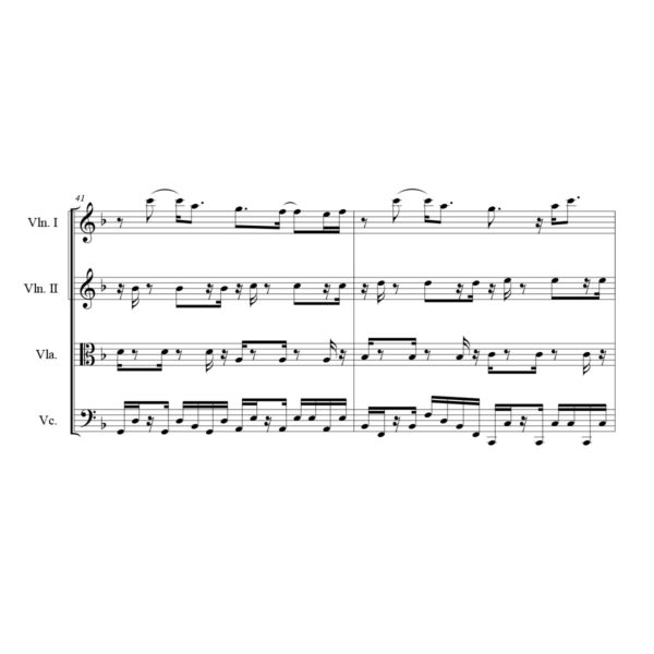 Avicii - Lonely Together - Sheet Music for String Quartet