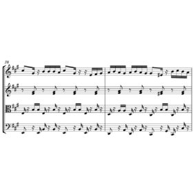 Enrique Iglesias - EL BAÑO Sheet Music for String Quartet