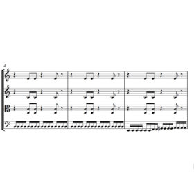 The Black Eyed Peas - Pump it Sheet Music for String Quartet - Music Arrangement for String Quartet