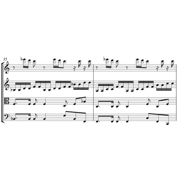 A star is Born - Always Remember Us - Sheet Music for String Quartet - Music Arrangement for String Quartet