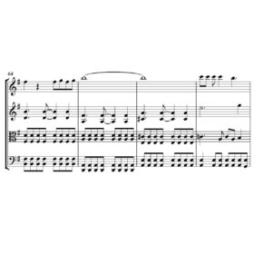 A star is Born - Shallow - Sheet Music for String Quartet - Music Arrangement for String Quartet