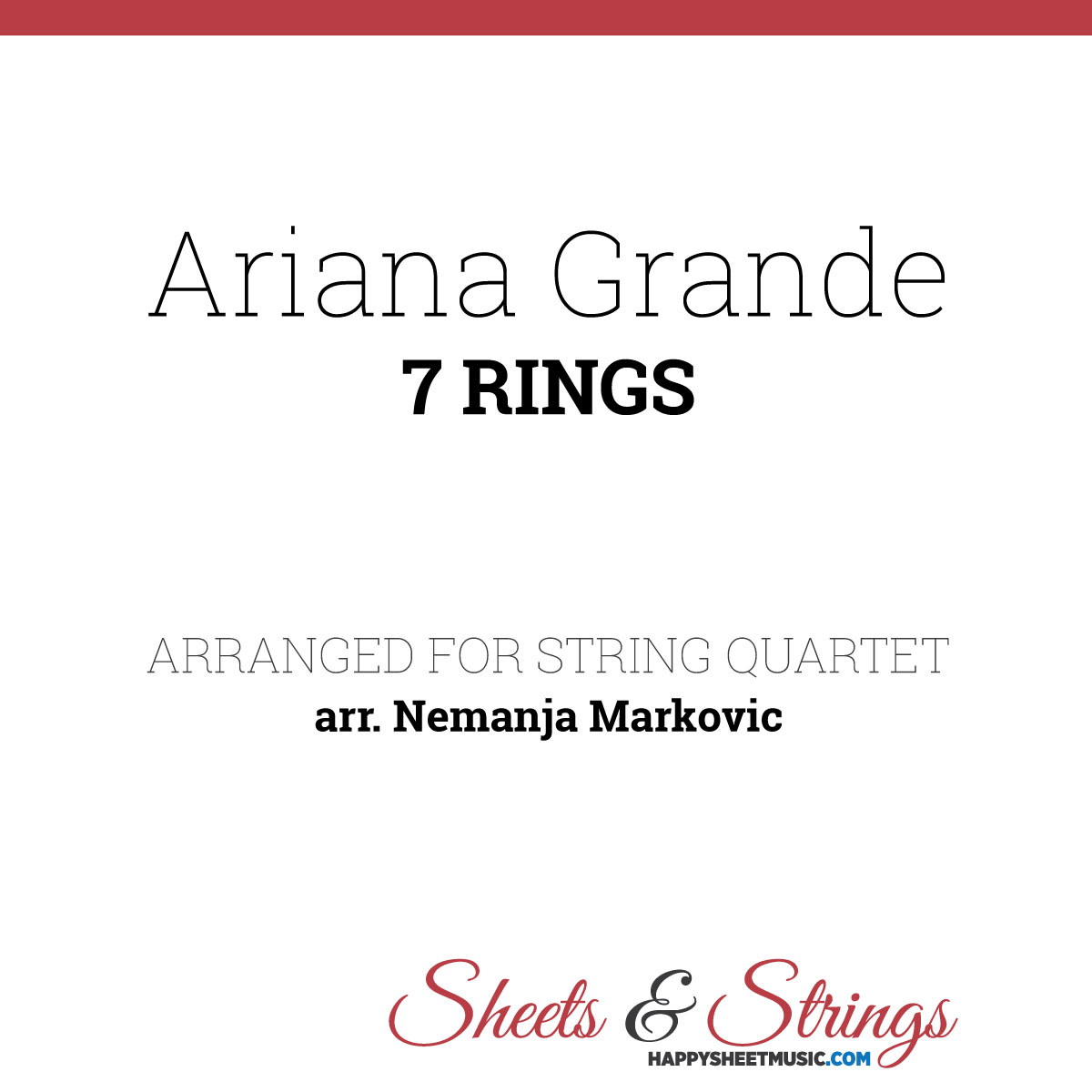 7 Rings (Instrumental Cover of Ariana Grande) - Single by Grand Slam |  Spotify