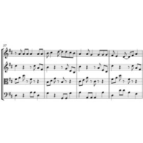 Harry Belafonte - Jamaica Farewell - Sheet Music for String Quartet - Music Arrangement for String Quartet
