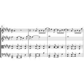 James Arthur - Naked - Sheet Music for String Quartet - Music Arrangement for String Quartet