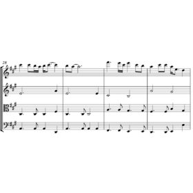 Whitney Houston - I Will Always Love You - Sheet Music for String Quartet - Music Arrangement for String Quartet