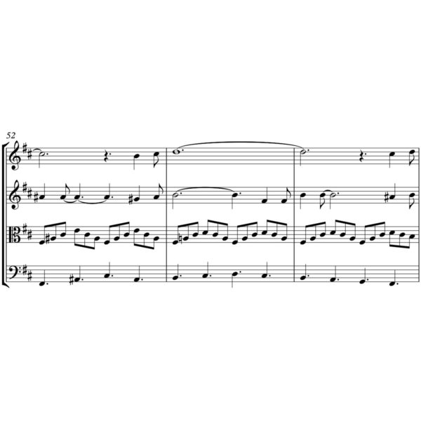 Jazz Standard - Autumn Leaves - Sheet Music for String Quartet - Music Arrangement for String Quartet