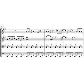 The Beatles - Eleanor Rigby - Sheet Music for String Quartet - Music Arrangement for String Quartet