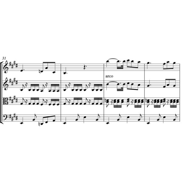 The Beatles - Norwegian Wood - Sheet Music for String Quartet - Music Arrangement for String Quartet