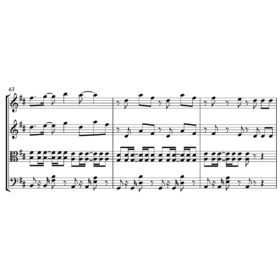 The Greatest Showman - This Is Me - Sheet Music for String Quartet - Music Arrangement for String Quartet