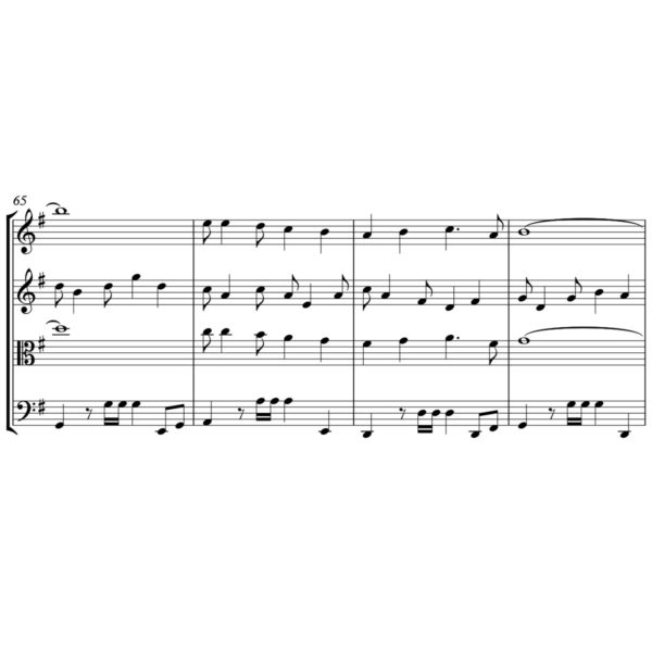 Elvis Presley - Spanish Eyes - Sheet Music for String Quartet - Music Arrangement for String Quartet